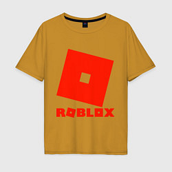 Мужская футболка оверсайз Roblox Logo