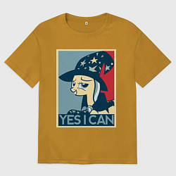Мужская футболка оверсайз MLP: Yes I Can