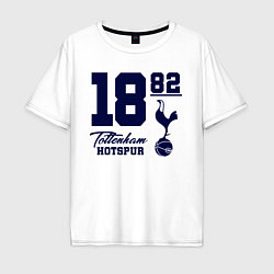 Футболка оверсайз мужская FC Tottenham 1882, цвет: белый