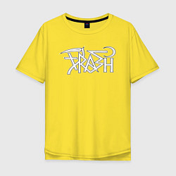 Футболка оверсайз мужская Trash gang, цвет: желтый
