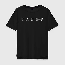 Футболка оверсайз мужская Taboo, цвет: черный