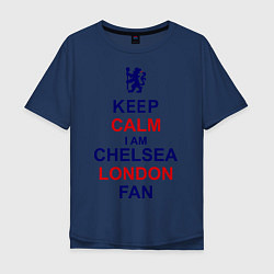 Мужская футболка оверсайз Keep Calm & Chelsea London fan