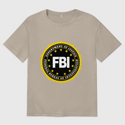 Мужская футболка оверсайз FBI Departament