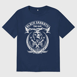 Футболка оверсайз мужская Black Sabbath: The End, цвет: тёмно-синий