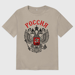 Мужская футболка оверсайз Россия