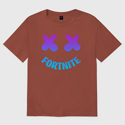Футболка оверсайз мужская FORTNITE x MARSHMELLO, цвет: кирпичный
