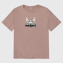 Мужская футболка оверсайз Street Workout Wings