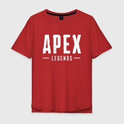 Футболка оверсайз мужская Apex Legends, цвет: красный