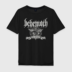 Футболка оверсайз мужская Behemoth: The Satanist, цвет: черный