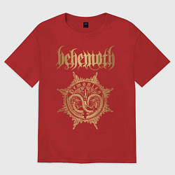 Футболка оверсайз мужская Behemoth: Demonica, цвет: красный