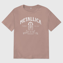 Мужская футболка оверсайз Metallica: Whiskey in the Jar