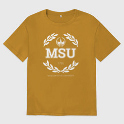 Мужская футболка оверсайз MSU