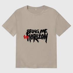Мужская футболка оверсайз Bring me the horizon