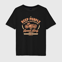 Футболка оверсайз мужская Deep Purple: Speed King, цвет: черный