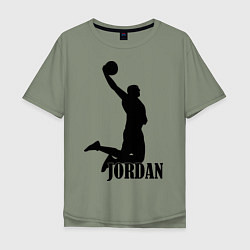 Футболка оверсайз мужская Jordan Basketball, цвет: авокадо