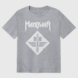 Мужская футболка оверсайз Manowar