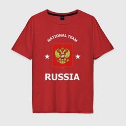 Мужская футболка оверсайз NATIONAL TEAM RUSSIA