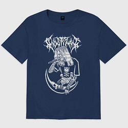 Футболка оверсайз мужская Ghostemane, цвет: тёмно-синий