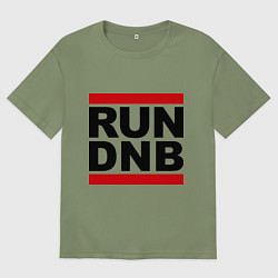 Мужская футболка оверсайз RUN DNB