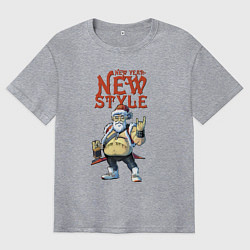 Мужская футболка оверсайз Новый Год - новый стиль