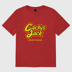 Футболка оверсайз мужская Cactus Jack, цвет: красный