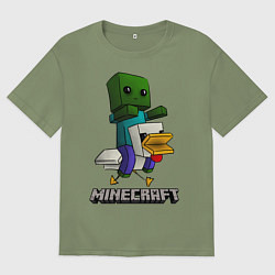 Мужская футболка оверсайз MINECRAFT