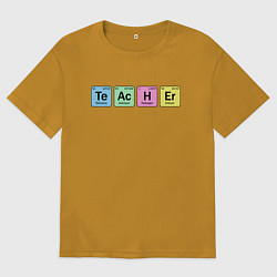 Мужская футболка оверсайз Teacher