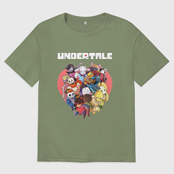 Мужская футболка оверсайз UNDERTALE
