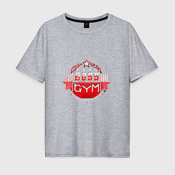 Футболка оверсайз мужская Boss of GYM Color, цвет: меланж