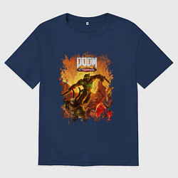Мужская футболка оверсайз DOOM