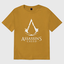 Футболка оверсайз мужская Assassin’s Creed, цвет: горчичный