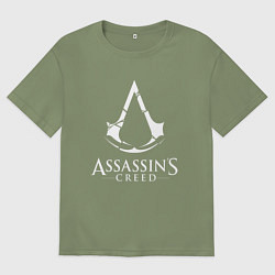 Футболка оверсайз мужская Assassin’s Creed, цвет: авокадо