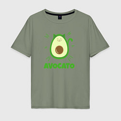 Футболка оверсайз мужская Авокато, цвет: авокадо