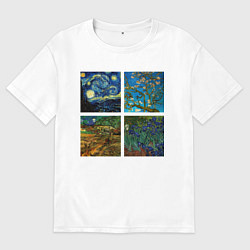 Мужская футболка оверсайз Ван Гог картины