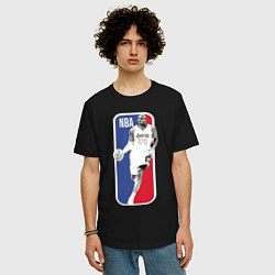 Футболка оверсайз мужская NBA Kobe Bryant, цвет: черный — фото 2