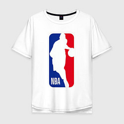 Футболка оверсайз мужская NBA Kobe Bryant, цвет: белый