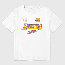 Футболка оверсайз мужская KOBE BRYANT АВТОГРАФ, цвет: белый