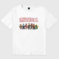 Футболка оверсайз мужская ROBLOX, цвет: белый