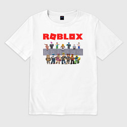Футболка оверсайз мужская ROBLOX, цвет: белый
