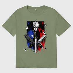 Мужская футболка оверсайз DMC