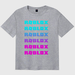 Футболка оверсайз мужская ROBLOX, цвет: меланж