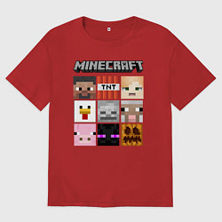 Мужская футболка оверсайз MINECRAFT