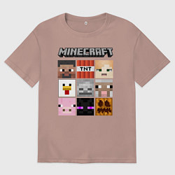 Мужская футболка оверсайз MINECRAFT