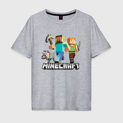 Мужская футболка оверсайз MINECRAFT