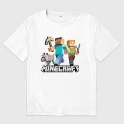 Мужская футболка оверсайз MINECRAFT