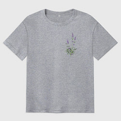 Мужская футболка оверсайз Lavanda