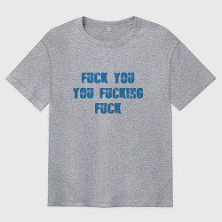 Футболка оверсайз мужская Shameless, цвет: меланж