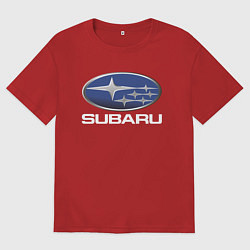 Мужская футболка оверсайз SUBARU