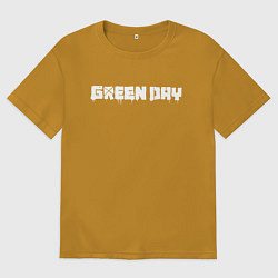 Футболка оверсайз мужская GreenDay, цвет: горчичный