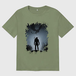 Мужская футболка оверсайз ВЕДЬМАК